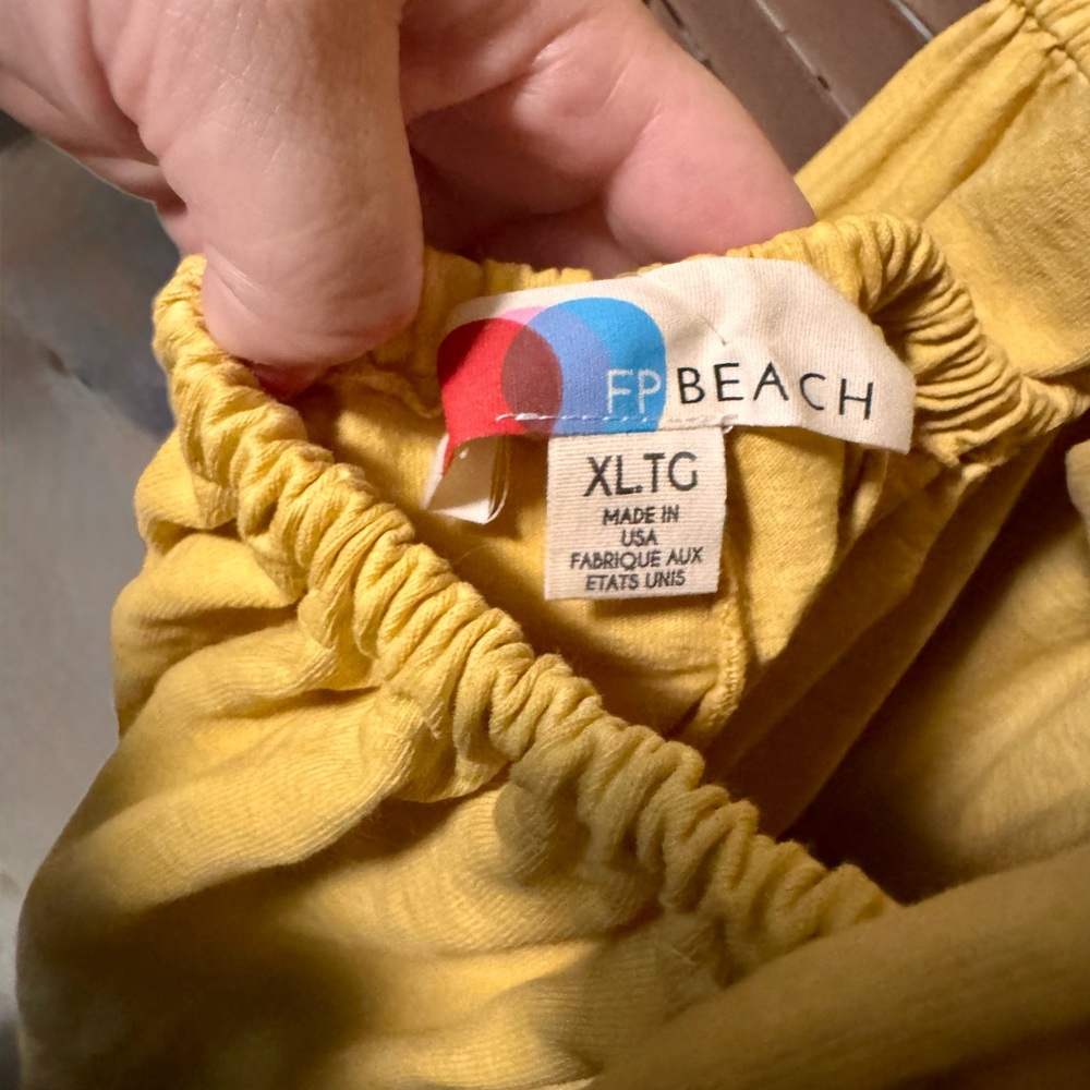 NWT Free People - Sorrento Midi Dress Size - XL, Mustard - Picture 7 of 7